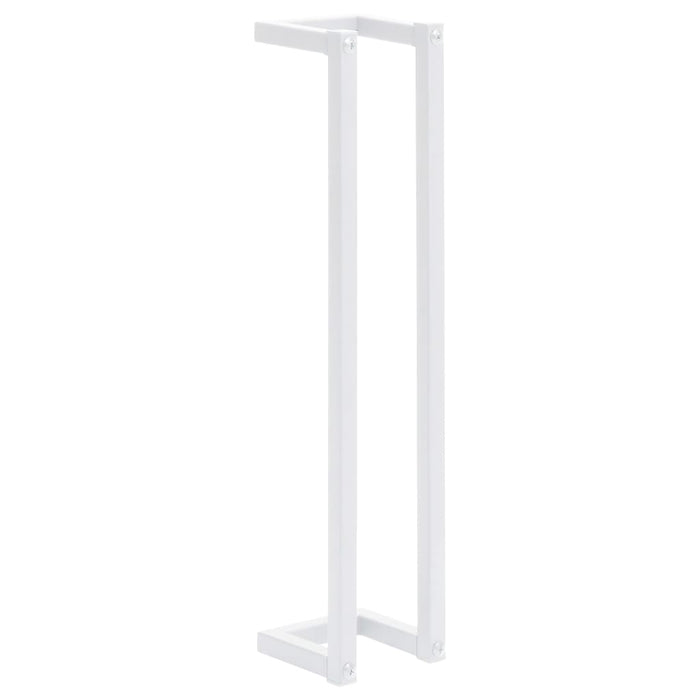 Portasalviette bagno per asciugamano piegato 60 cm acciaio bianco 02_0001636