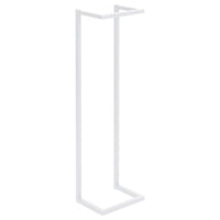 Porta asciugamani bagno universale 95 cm acciaio bianco 02_0001639