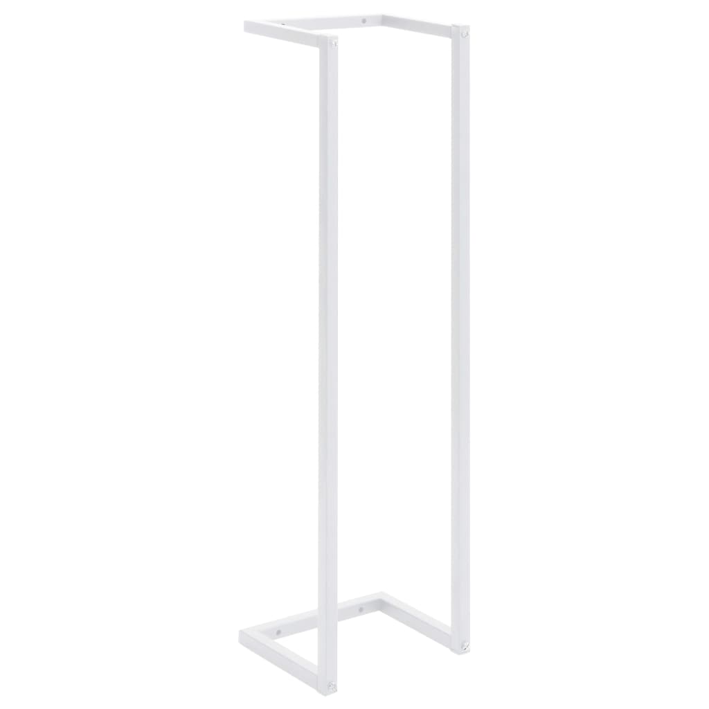 Porta asciugamani bagno universale 95 cm acciaio bianco 02_0001639