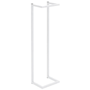 Portasciugamani Bianco 25x20x95 cm in Acciaio 336117