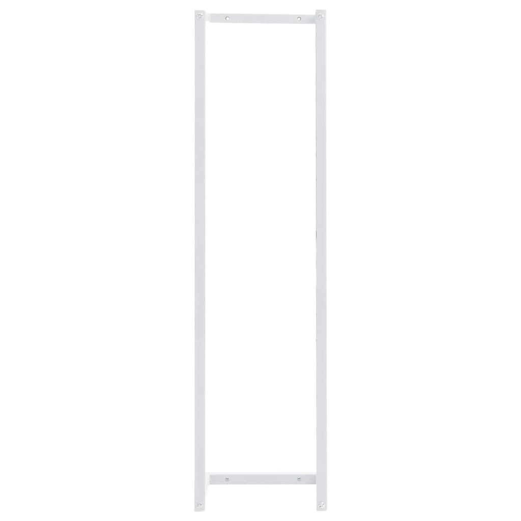 Porta asciugamani bagno universale 95 cm acciaio bianco 02_0001639