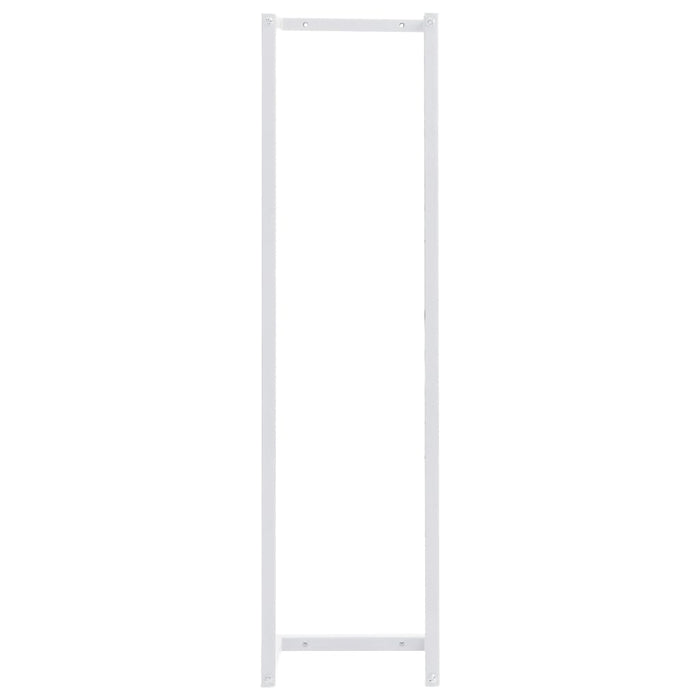 Porta asciugamani bagno universale 95 cm acciaio bianco 02_0001639