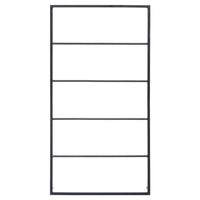 Portasciugamani Nero 60x10x116 cm in Acciaio cod mxl 63870