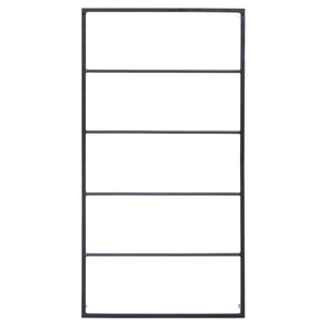 Portasciugamani Nero 60x10x116 cm in Acciaio cod mxl 63870