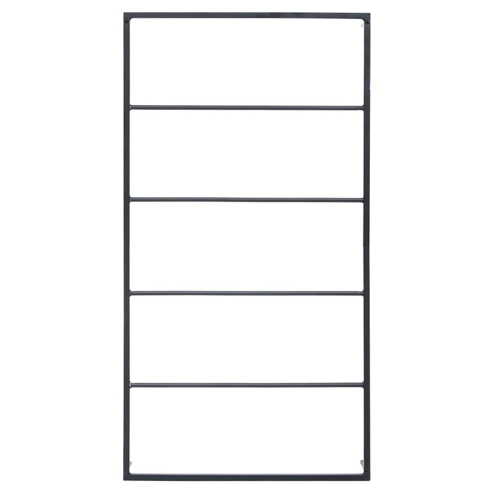 Portasciugamani Nero 60x10x116 cm in Acciaio cod mxl 63870