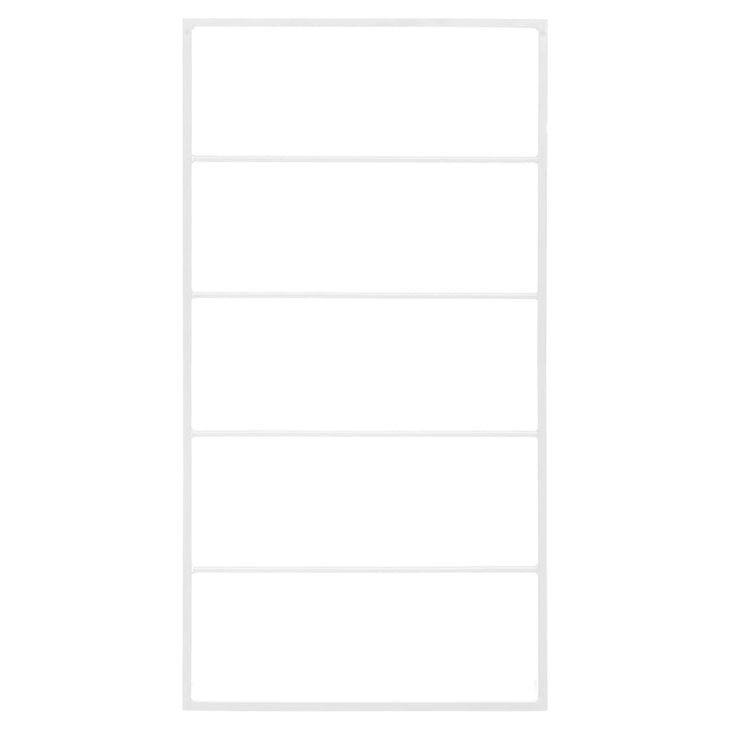 Portasciugamani Bianco 60x10x116 cm Acciaio 336121