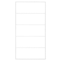 Portasciugamani Bianco 60x10x116 cm Acciaio 336121