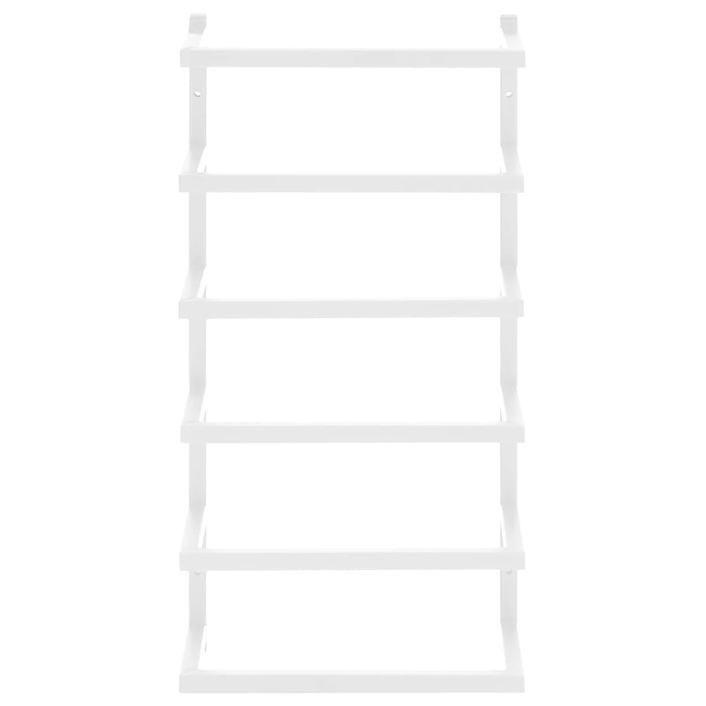 Portasciugamani Bianco 24x12x48 cm in Acciaio 336124