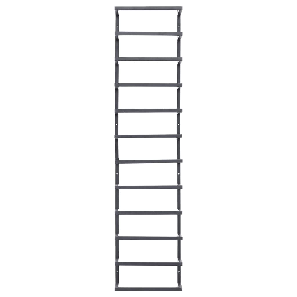 Portasciugamani Nero 24x12x96 cm in Acciaiocod mxl 101296