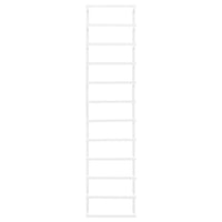 Portasciugamani universale da bagno 96 cm acciaio bianco 02_0001638
