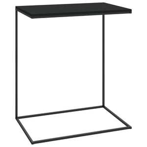 Tavolino da Salotto Nero 55x35x66 cm in Legno Multistrato 336133