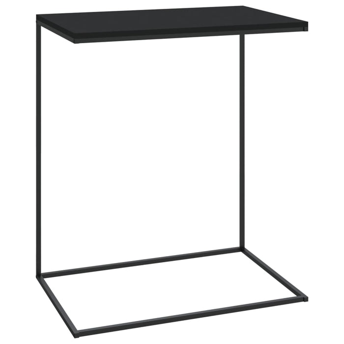 Tavolino da Salotto Nero 55x35x66 cm in Legno Multistrato 336133
