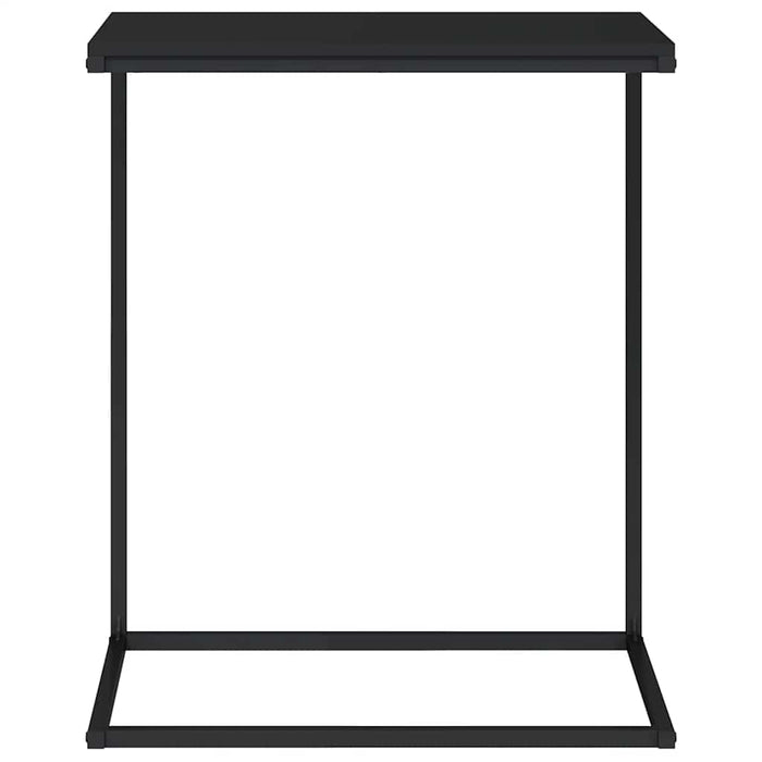 Tavolino da Salotto Nero 55x35x66 cm in Legno Multistrato 336133