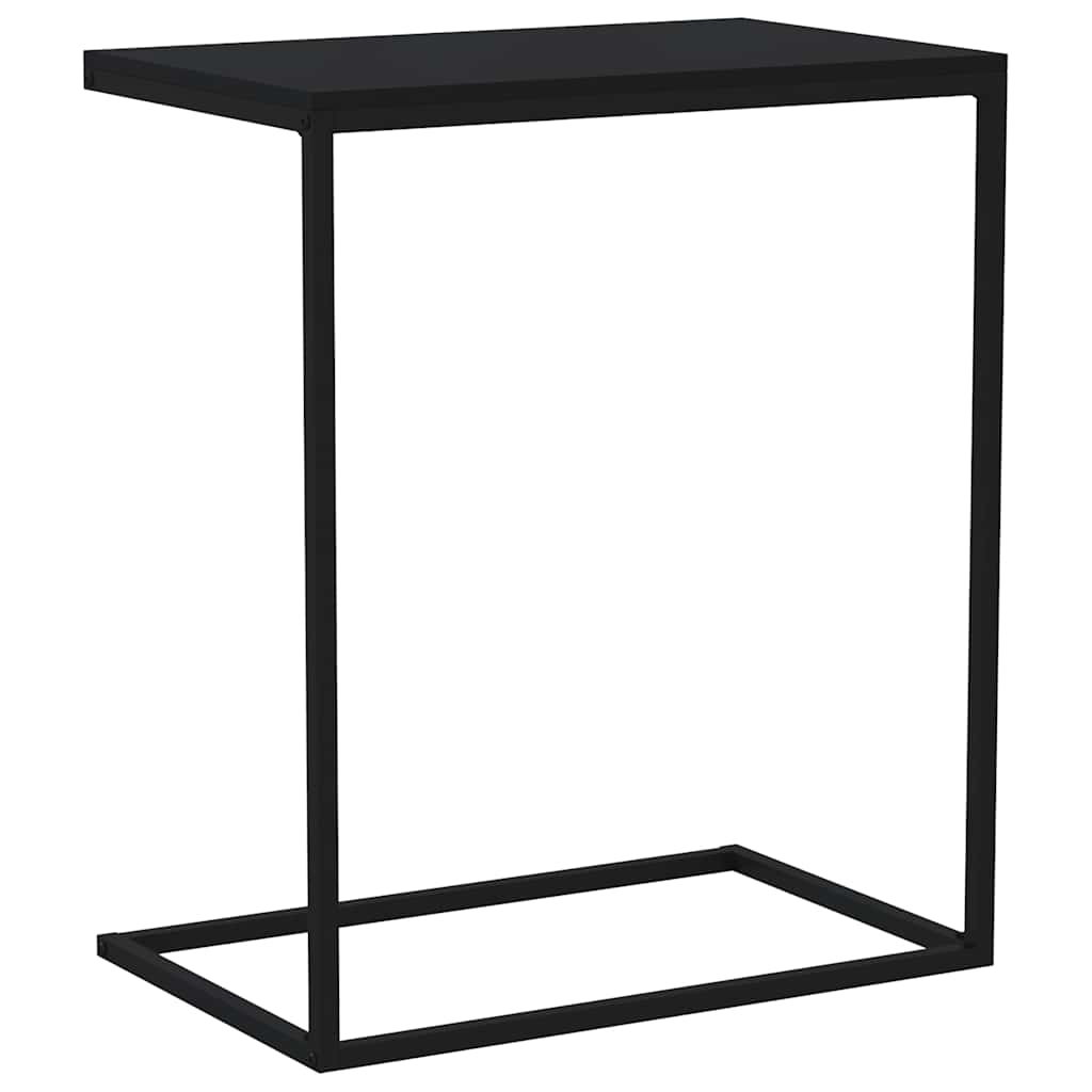Tavolino da Salotto Nero 55x35x66 cm in Legno Multistrato 336133