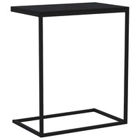 Tavolino da Salotto Nero 55x35x66 cm in Legno Multistrato 336133