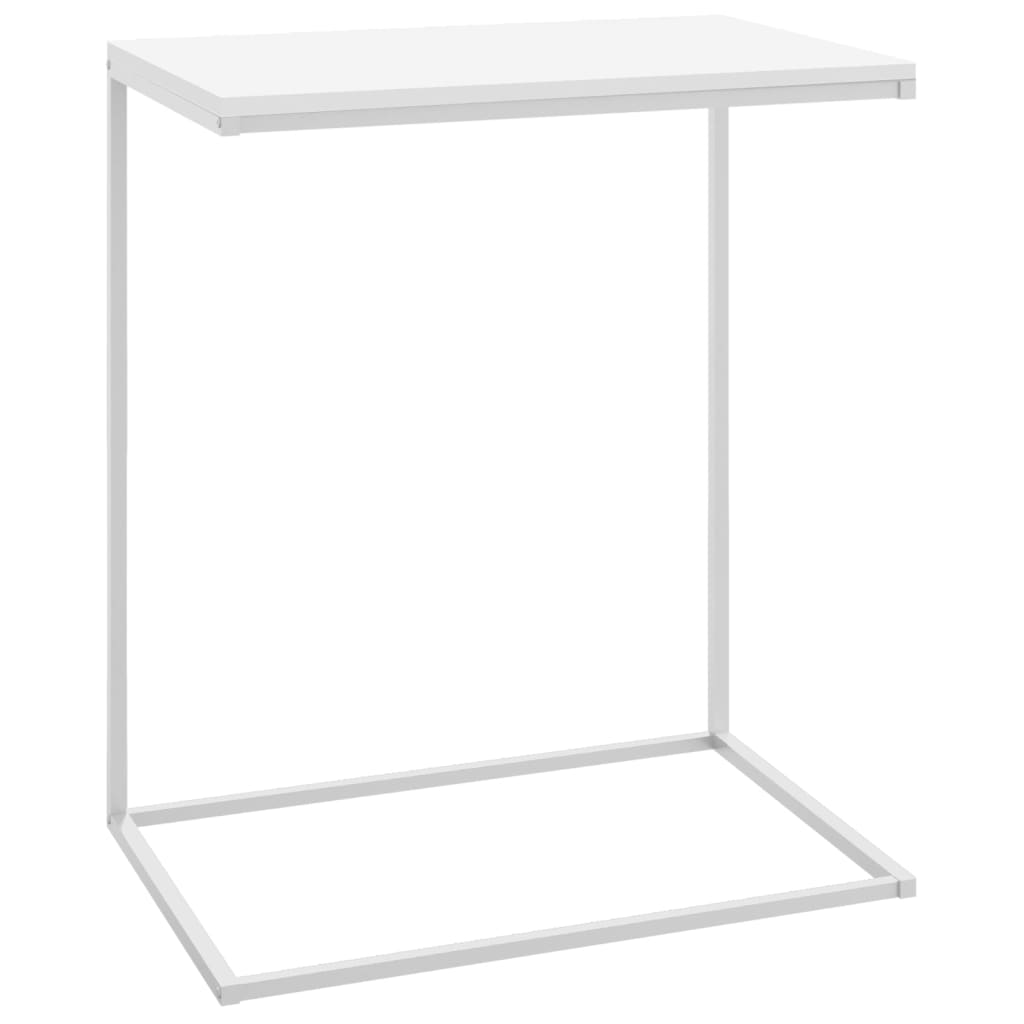 Tavolino da Salotto-Tavolino da soggiorno Bianco 55x35x66 cm in Legno Multistrato 134334