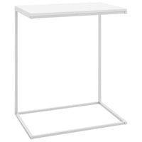 Tavolino da Salotto-Tavolino da soggiorno Bianco 55x35x66 cm in Legno Multistrato 134334