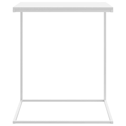 Tavolino da Salotto-Tavolino da soggiorno Bianco 55x35x66 cm in Legno Multistrato 134334