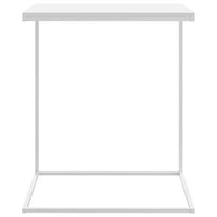 Tavolino da Salotto Bianco 55x35x66 cm in Legno Multistrato cod mxl 58821