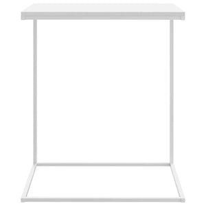 Tavolino da Salotto Bianco 55x35x66 cm in Legno Multistrato 336134