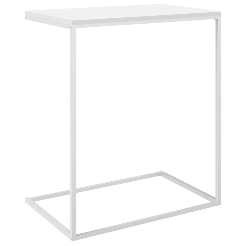 Tavolino da Salotto-Tavolino da soggiorno Bianco 55x35x66 cm in Legno Multistrato 134334