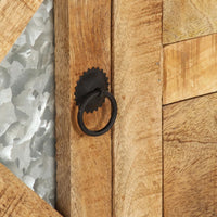 Credenza 110x30x74 cm in Legno di Mango Grezzo 328275