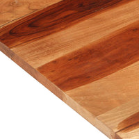 vidaXL Piano del Tavolo 140x60x(2,5-2,7) cm Legno Massello di Acacia
