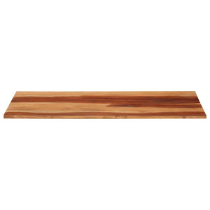 vidaXL Piano del Tavolo 140x60x(2,5-2,7) cm Legno Massello di Acacia