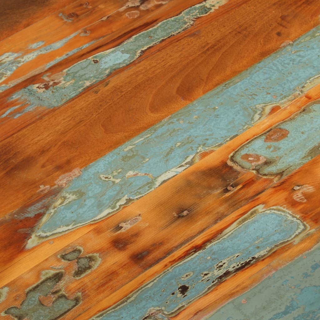 Tavolino da Salotto 68x68x35 cm in Legno Massello di Recupero 330075