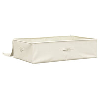 Scatola Portaoggetti in Tessuto 70x40x18 cm Crema 332907