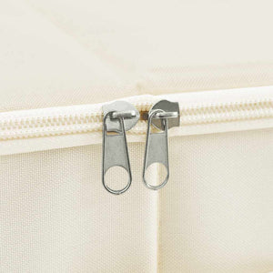 Scatola Portaoggetti in Tessuto 70x40x18 cm Crema 332907