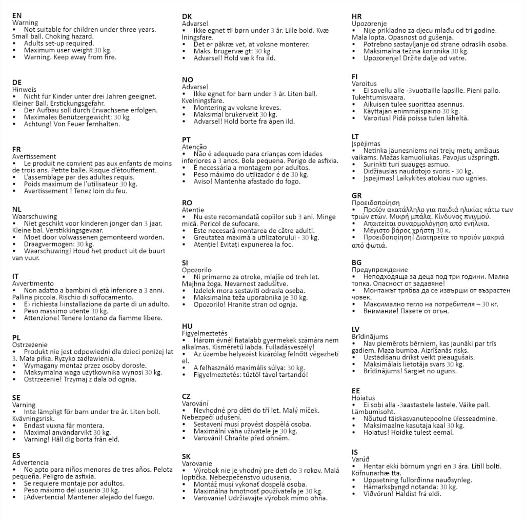 Piscina con 50 Palline per Bambini 75x75x32 cm 93270