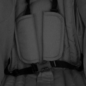 Passeggino Gemellare Grigio Scuro in Acciaio 10342