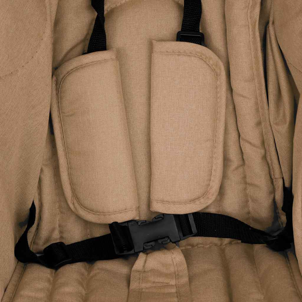 Passeggino Gemellare Tortora in Acciaio 10343