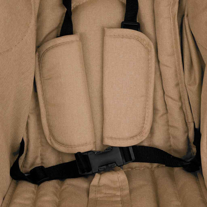 Passeggino Gemellare Tortora in Acciaio 10343