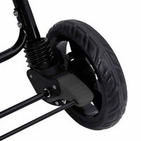 Passeggino Gemellare a Tandem Grigio Scuro in Acciaio 10348