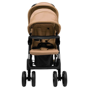 Passeggino Gemellare a Tandem Tortora in Acciaio cod mxl 75583