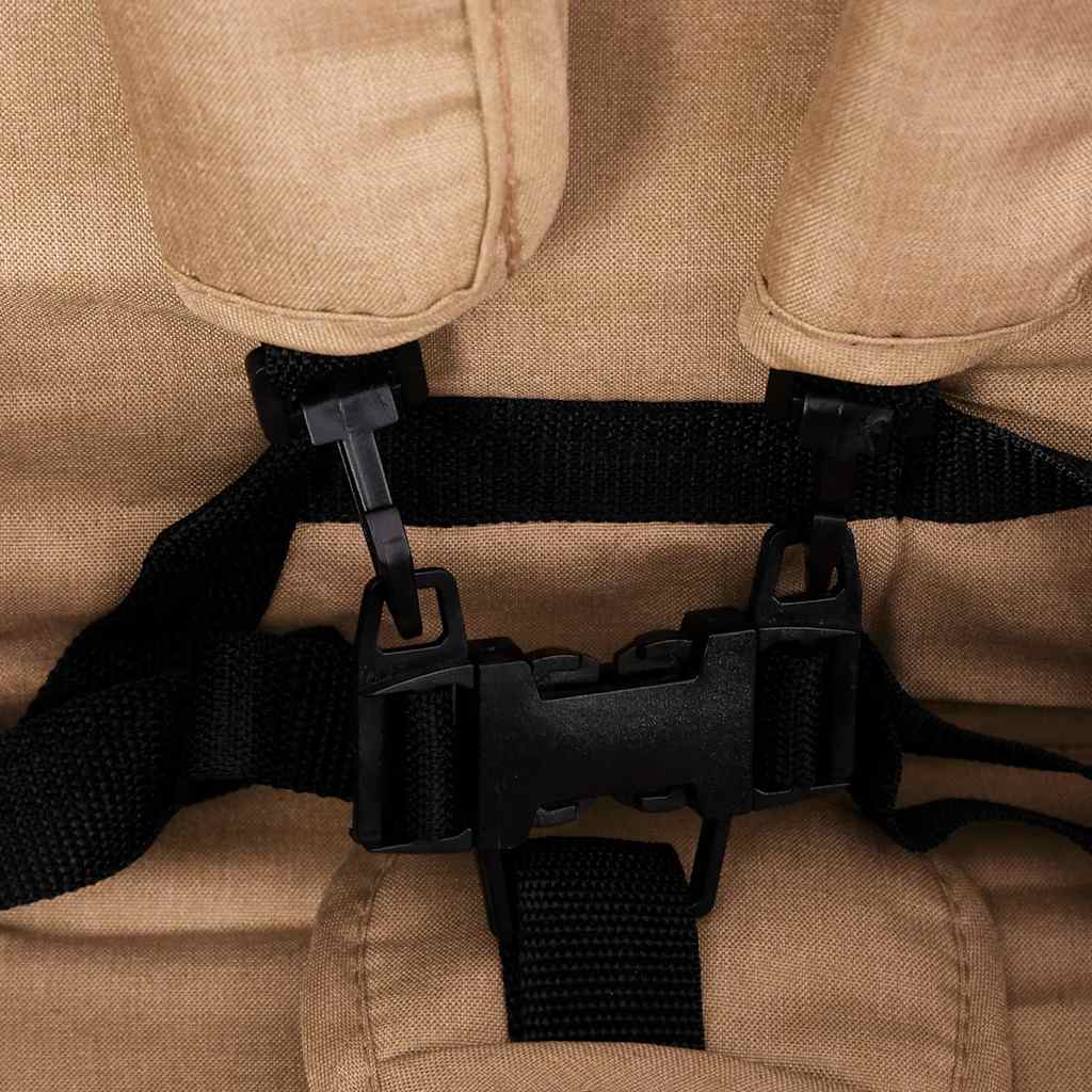 Passeggino Gemellare a Tandem Tortora in Acciaio cod mxl 75583