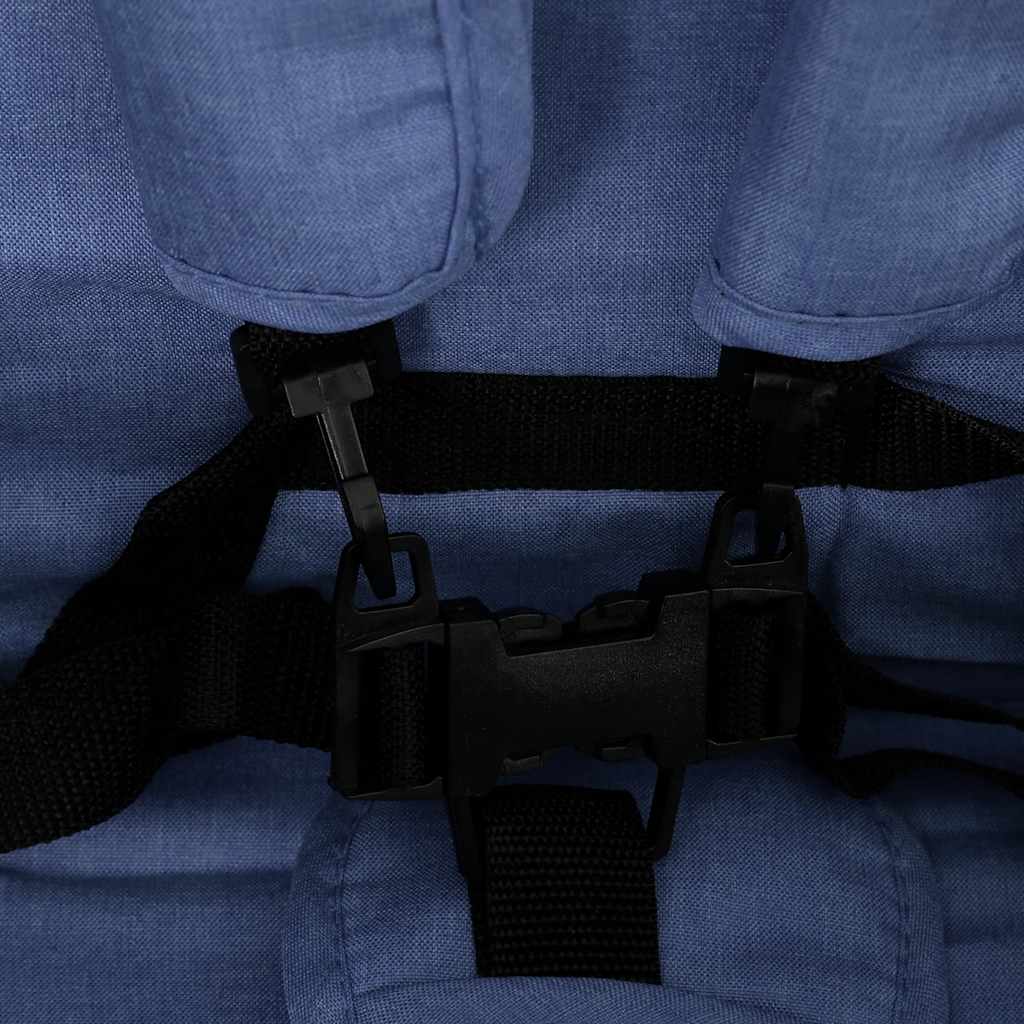 Passeggino Gemellare a tandem Blu Marino in Acciaio cod mxl 62740