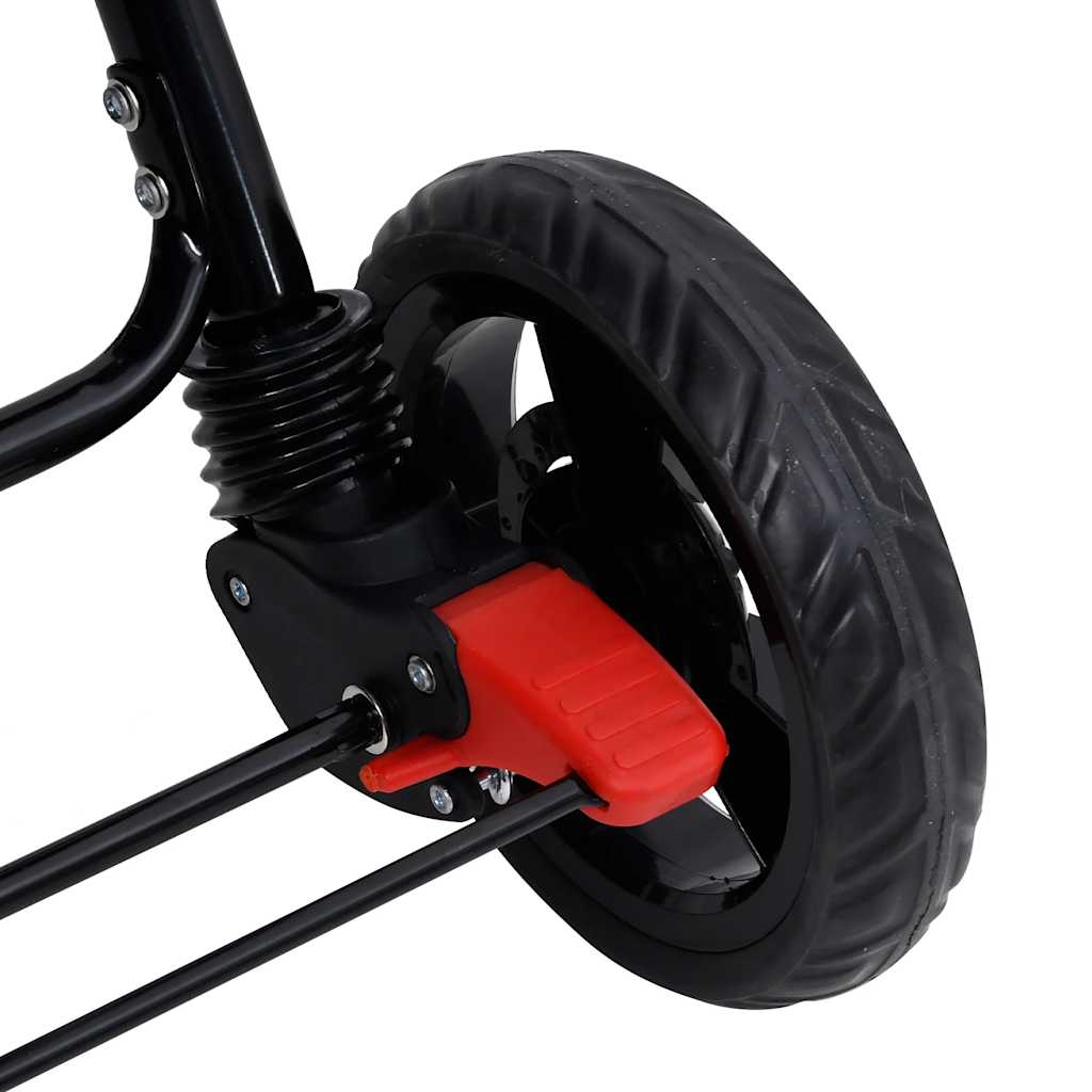 Passeggino Gemellare a Tandem Rosso in Acciaio cod mxl 78408