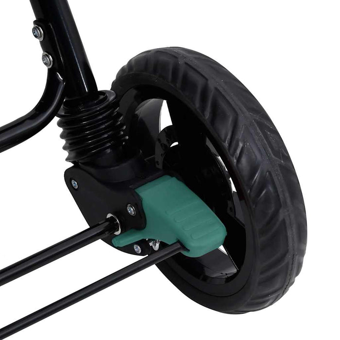 Passeggino Gemellare a Tandem Verde in Acciaio 10352