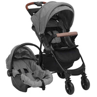 Passeggino 3 in 1 Grigio Chiaro in Acciaio cod mxl 65732