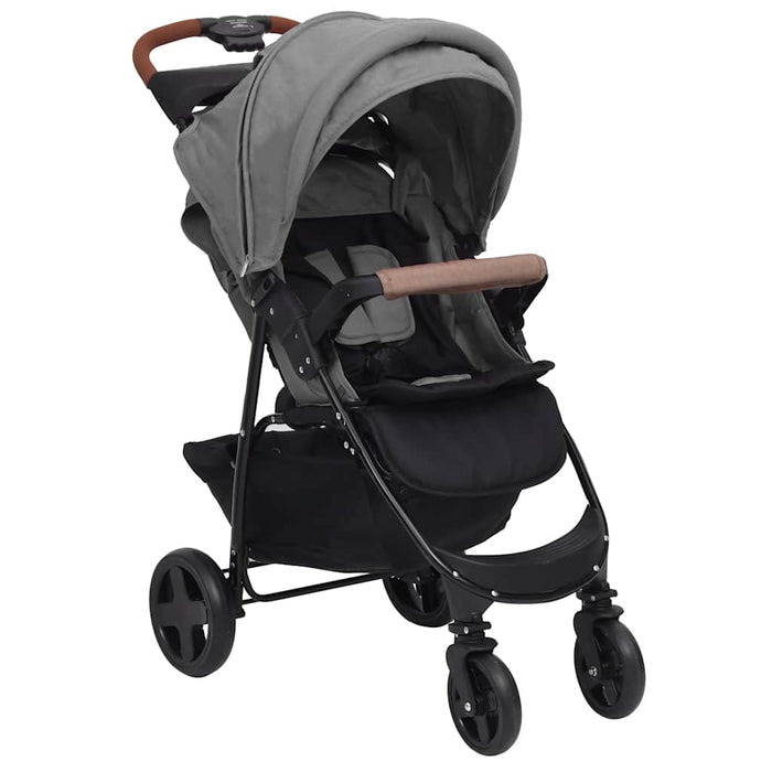 Passeggino 3 in 1 Grigio Chiaro in Acciaio cod mxl 65732