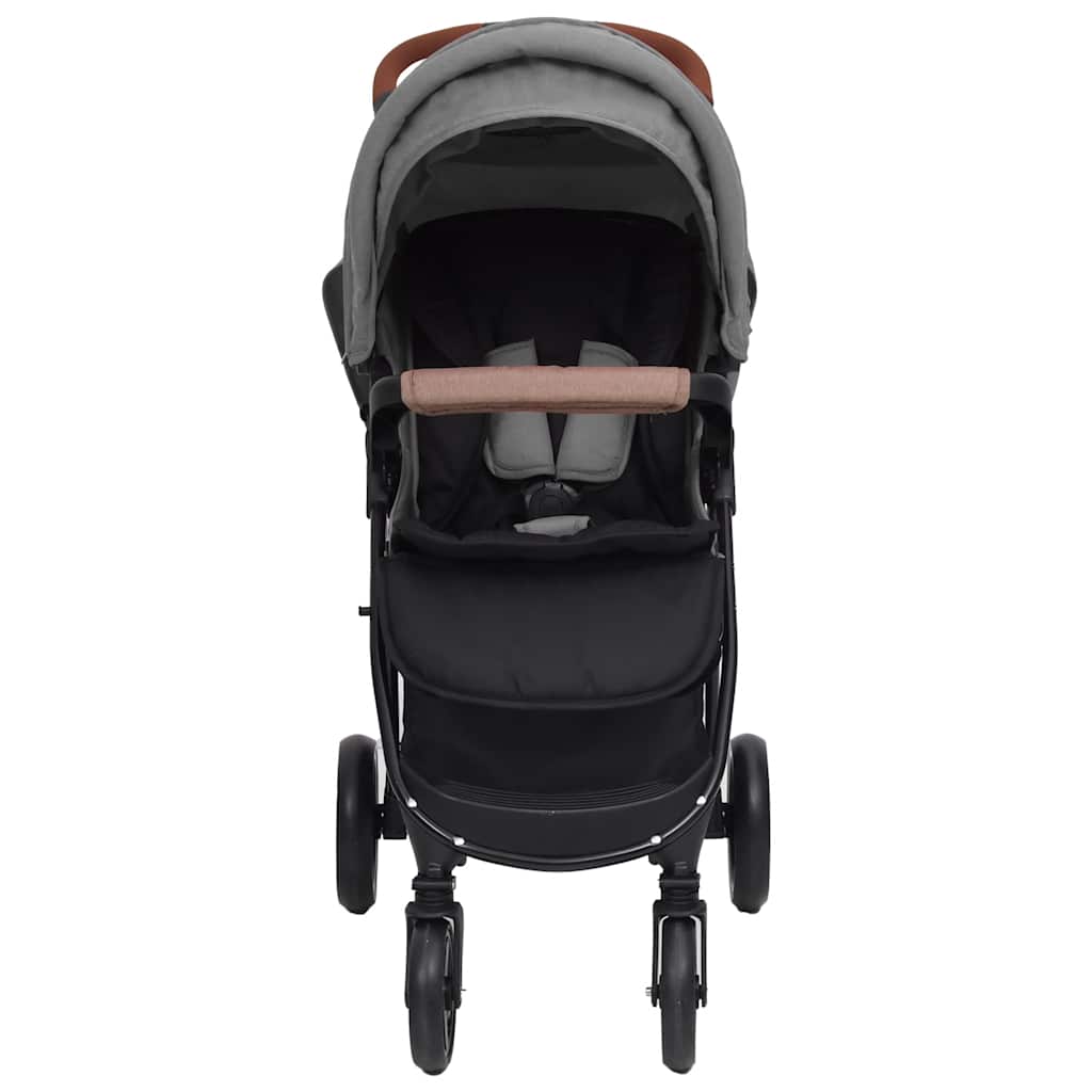 Passeggino 3 in 1 Grigio Chiaro in Acciaio cod mxl 65732