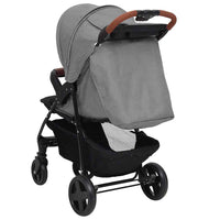 Passeggino 3 in 1 Grigio Chiaro in Acciaio cod mxl 65732