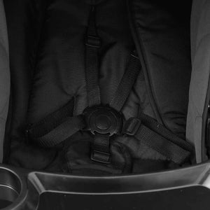Passeggino 3 in 1 Grigio Scuro e Nero in Acciaio cod mxl 77491