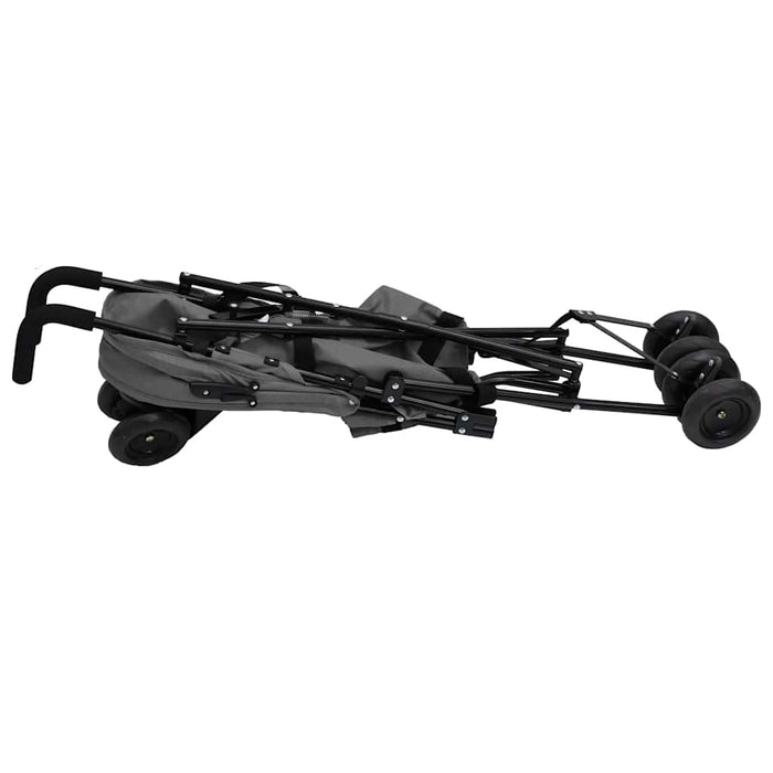 Passeggino Grigio Chiaro e Nero in Acciaio cod mxl 75351