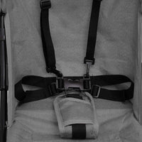 Passeggino Grigio Chiaro e Nero in Acciaio cod mxl 75351