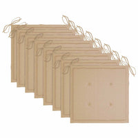 Sedie da Giardino con Cuscini 8 pz in Massello di Acacia Grigie 3078225