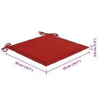 Sedie da Giardino con Cuscini 8 pz in Massello di Acacia Grigie cod mxl 8527